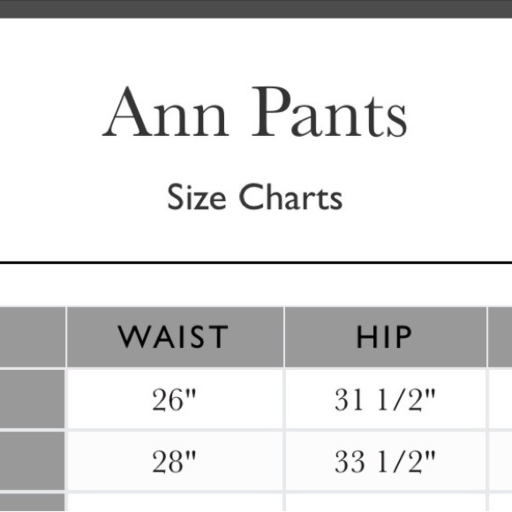 ANN MASHBURN Faye Black Straight Leg Pants - Picture 7 of 7